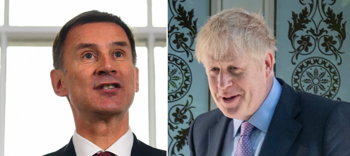 Boris Johnson and Jeremy Hunt Boris Johnson and Jeremy Hunt
