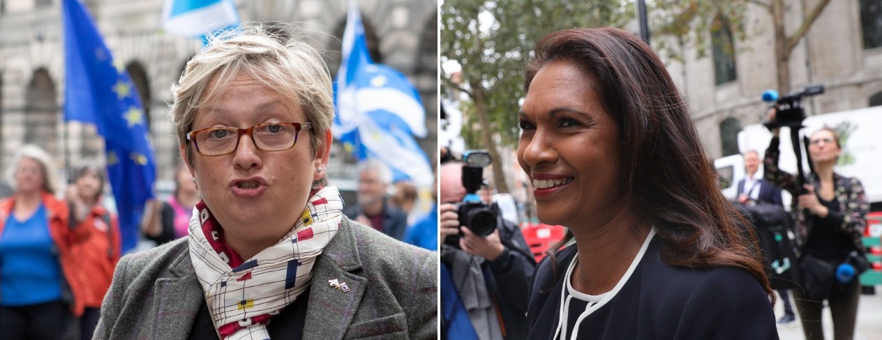 Joanna Cherry and Gina Miller Joanna Cherry and Gina Miller