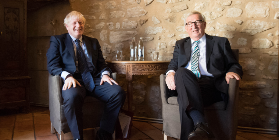 Boris Johnson and Jean-Claude Juncker Boris Johnson and Jean-Claude Juncker