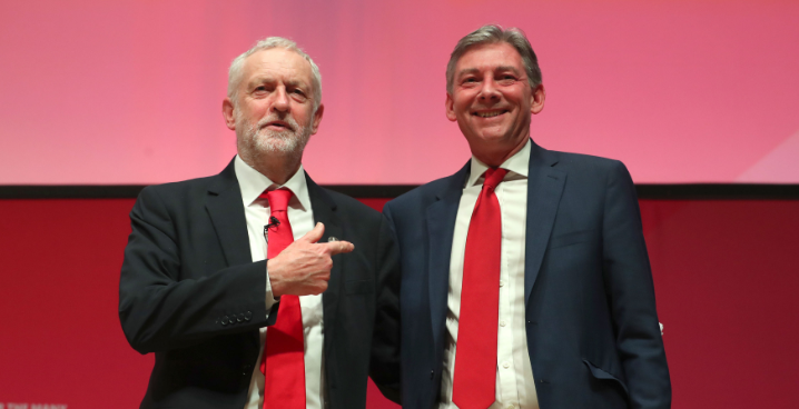 Richard Leonard and Jeremy Corbyn Richard Leonard