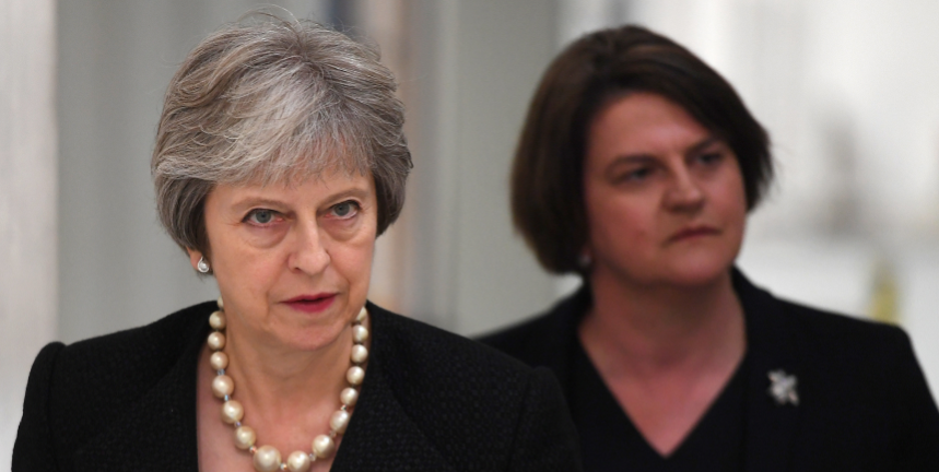 Theresa May and Arlene Foster Theresa May and Arlene Foster