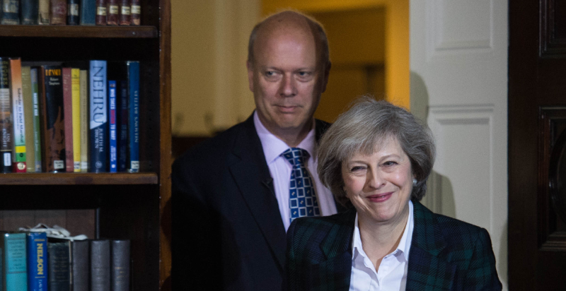 Theresa May and Chris Grayling Theresa May and Chris Grayling