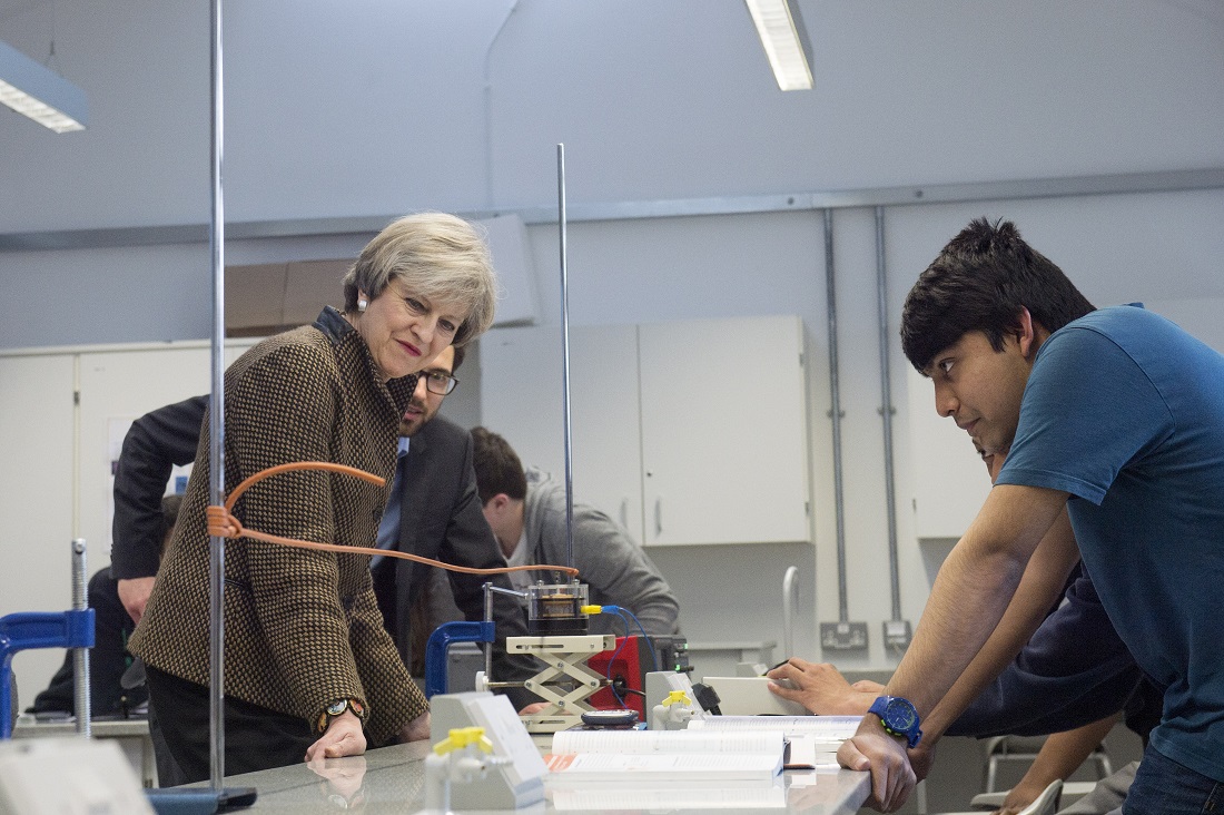 May visits a lab May visits a lab