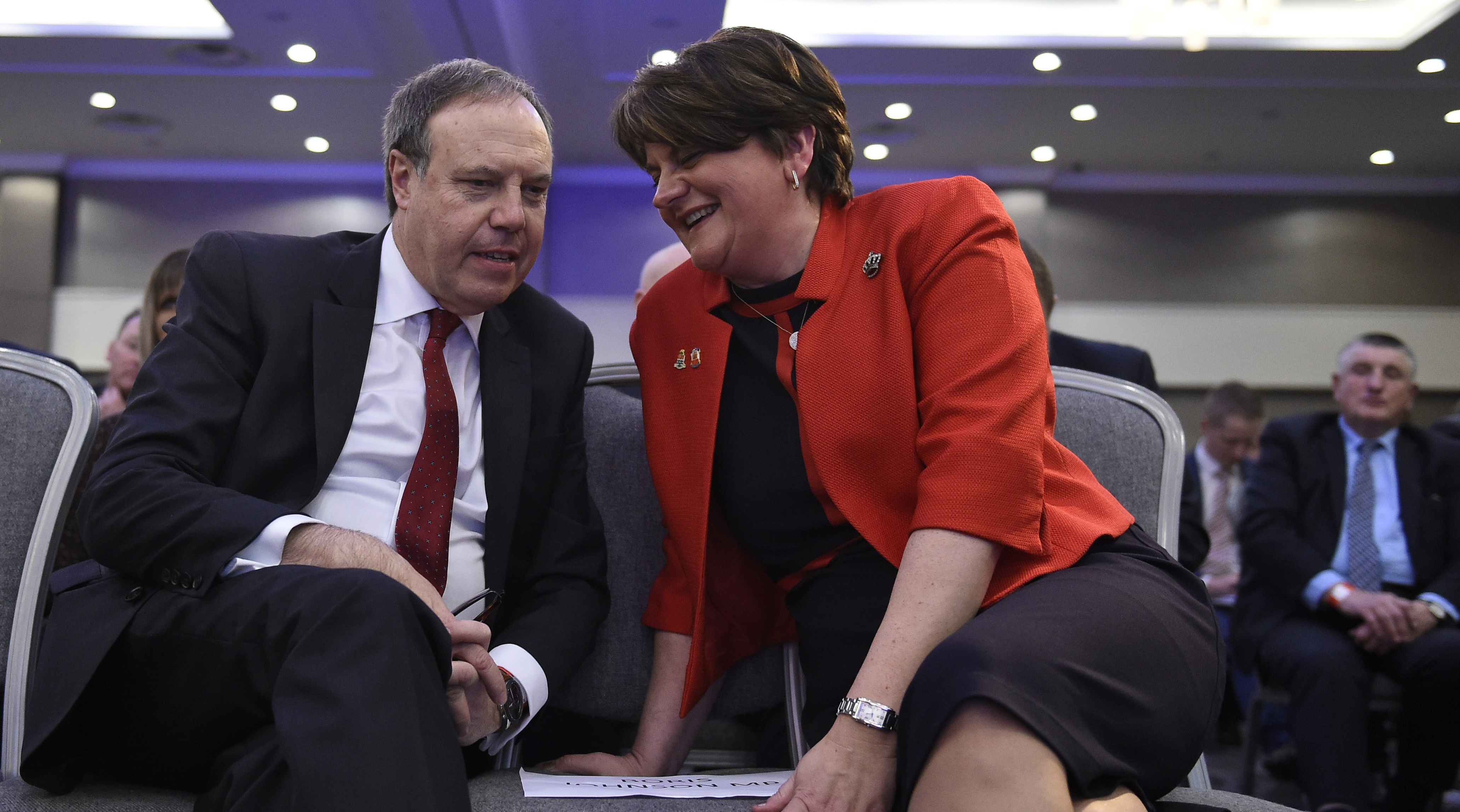 Arlene Foster and Nigel Dodds Arlene Foster and Nigel Dodds