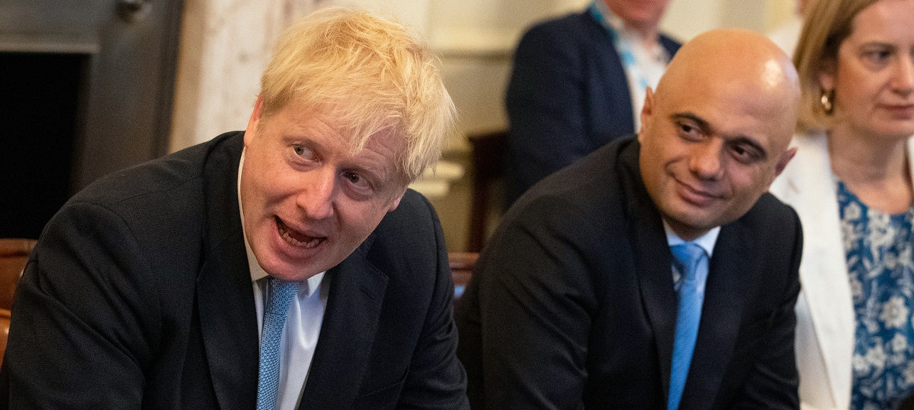 Boris Johnson and Sajid Javid Boris Johnson and Sajid Javid