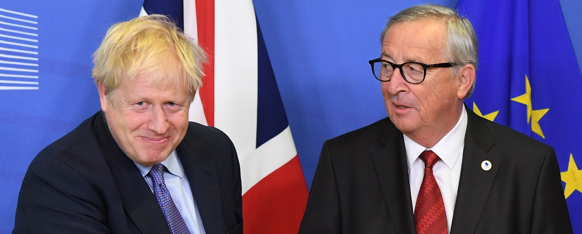 Boris Johnson and Jean-Claude Juncker Boris Johnson and Jean-Claude Juncker