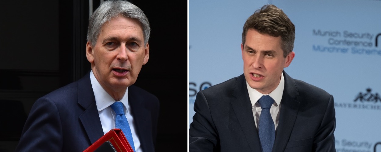 Philip Hammond and Gavin Williamson Philip Hammond and Gavin Williamson