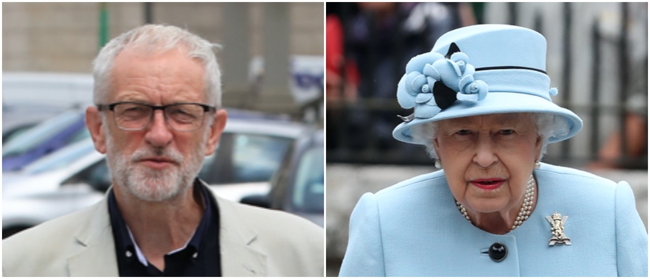 Jeremy Corbyn and Queen Elizabeth II Jeremy Corbyn and Queen Elizabeth II