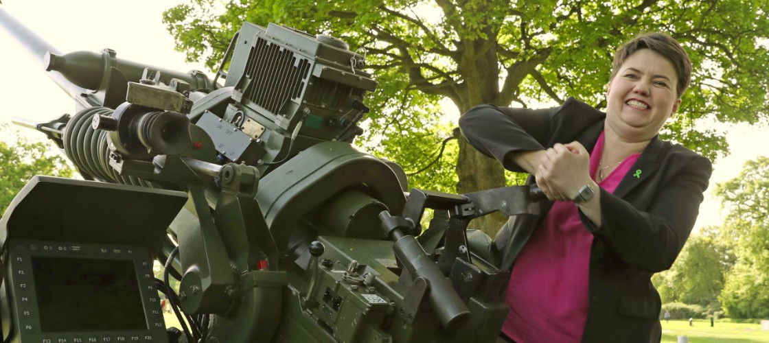 Ruth Davidson artillery gun Ruth Davidson artillery gun