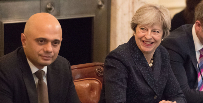 Sajid Javid and Theresa May Sajid Javid and Theresa May