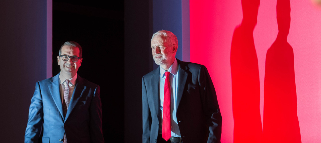 Owen Smith and Jeremy Corbyn Owen Smith and Jeremy Corbyn