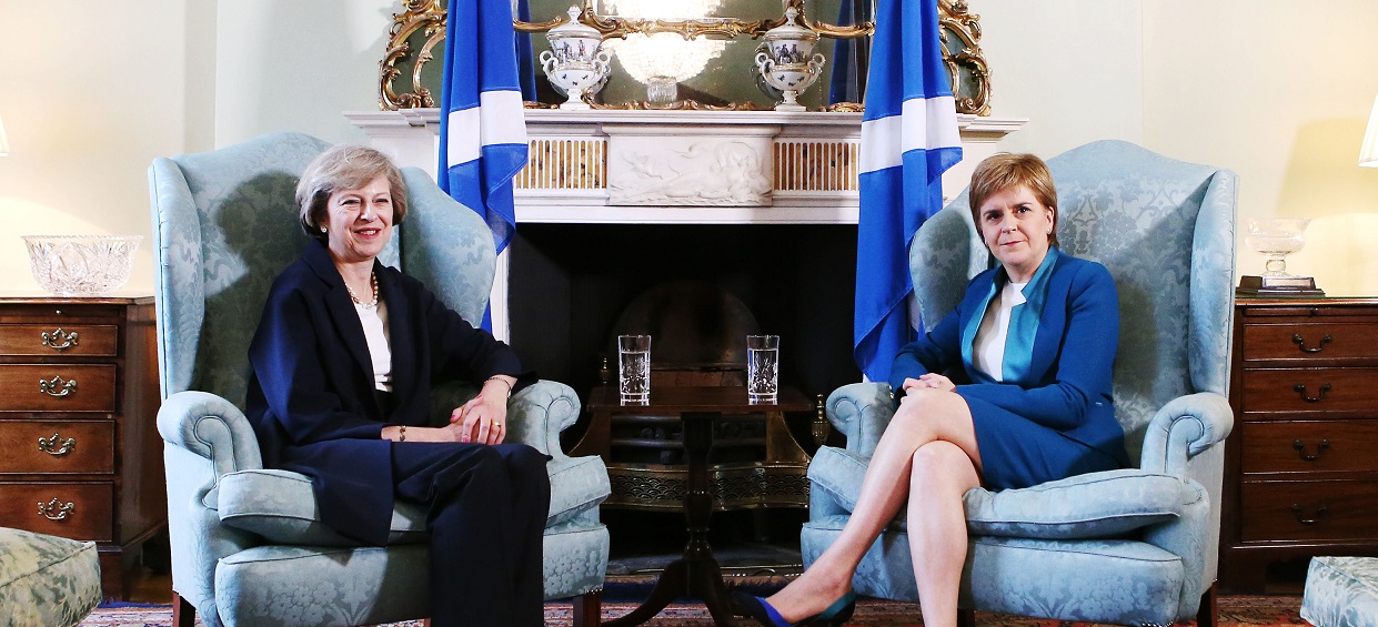 Theresa May and Nicola Sturgeon Theresa May and Nicola Sturgeon