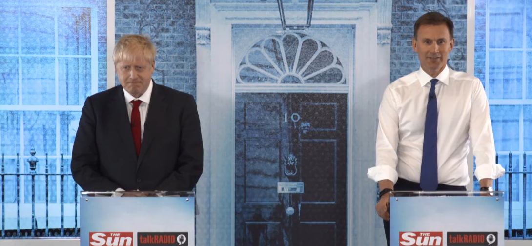Boris Johnson and Jeremy Hunt Boris Johnson and Jeremy Hunt