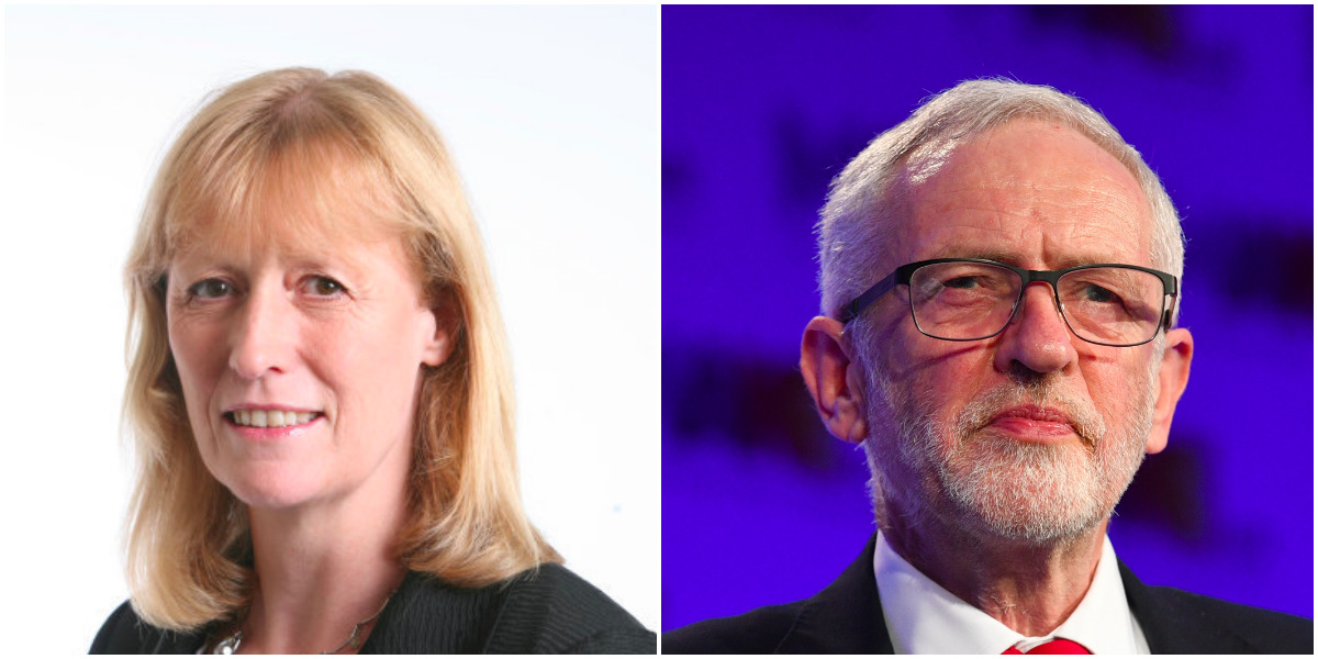 Joan Ryan and Jeremy Corbyn Joan Ryan and Jeremy Corbyn