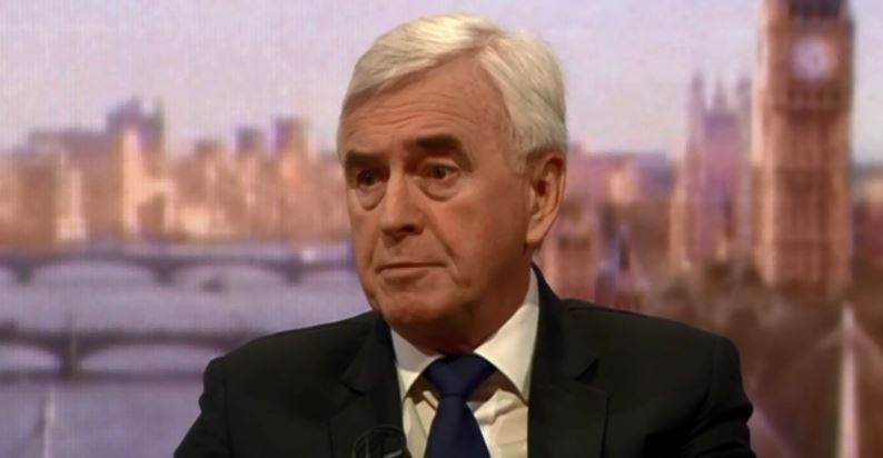 Shadow Chancellor John McDonnell Shadow Chancellor John McDonnell