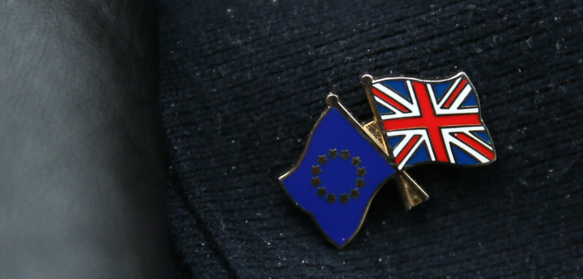 EU and UK flags EU and UK flags