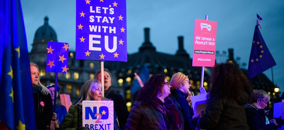 Campaigners for a second EU referendum Campaigners for a second EU referendum