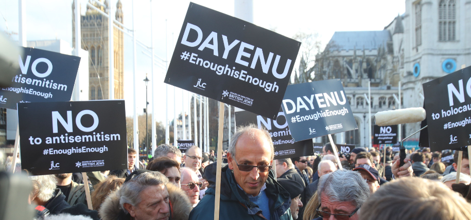 Anti-semitism demo Anti-semitism demo