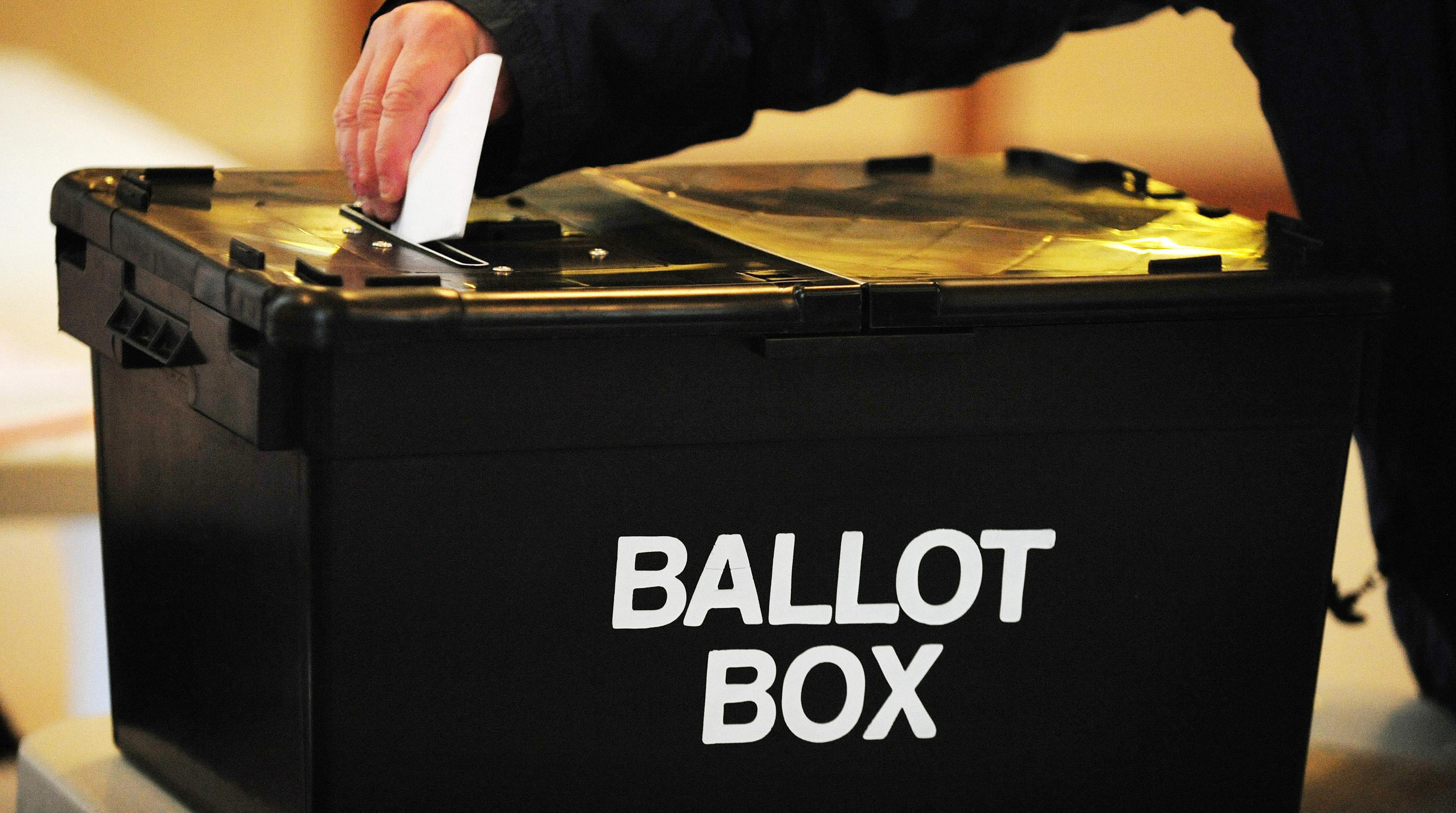 ballot box election ballot box election