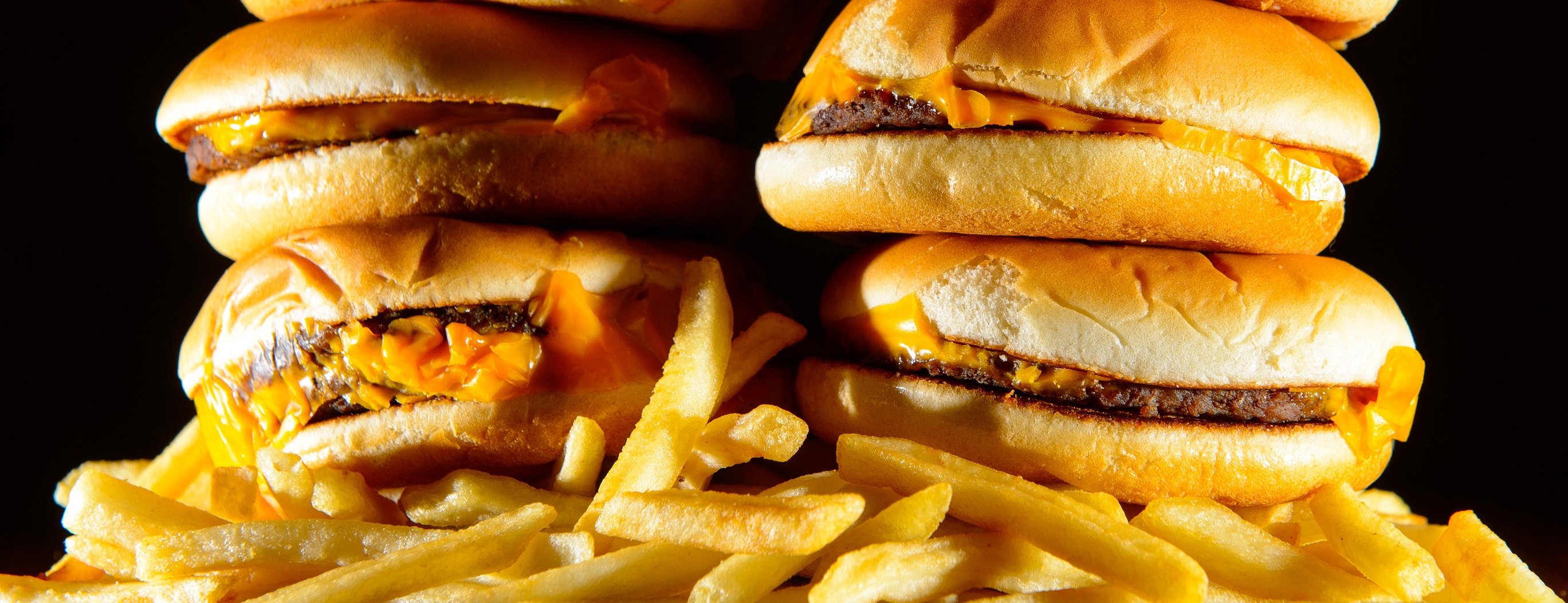 Burgers and chips Burgers and chips