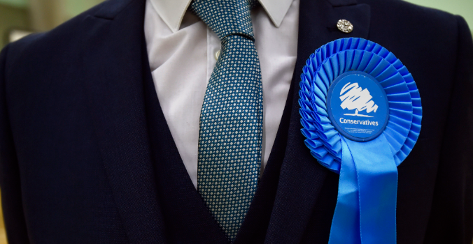 Tory rosette Tory rosette