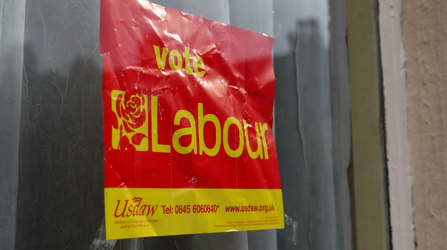 Vote Labour poster Vote Labour poster