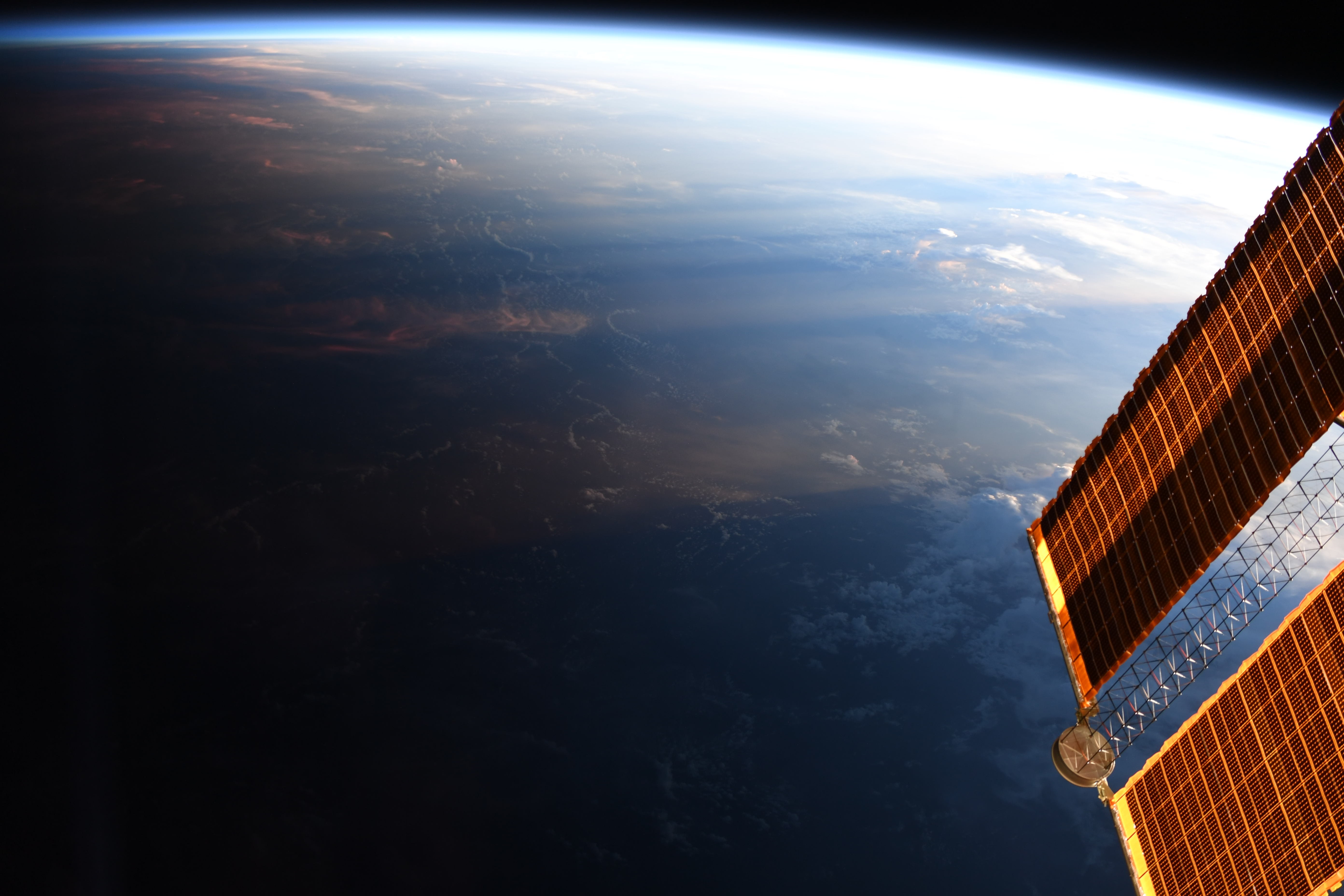 An image of Earth taken from aboard the International Space Station An image of Earth taken from aboard the International Space Station