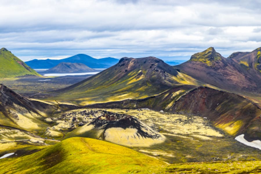 Landmannalaugar areal view- Weather in Landmannalaugar