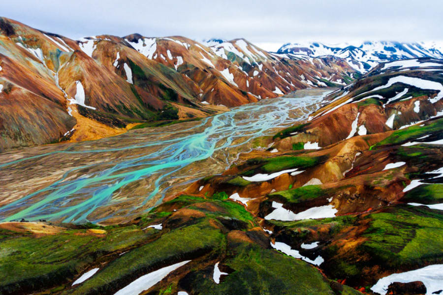 Weather in Landmannalaugar in winter