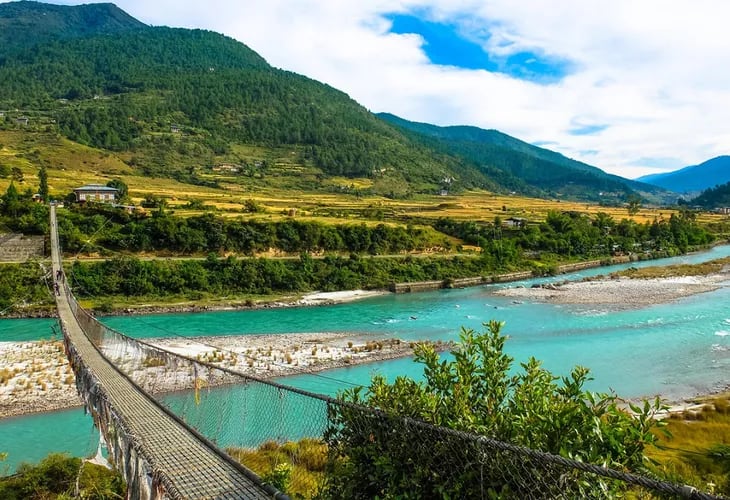punakha suspension bridge