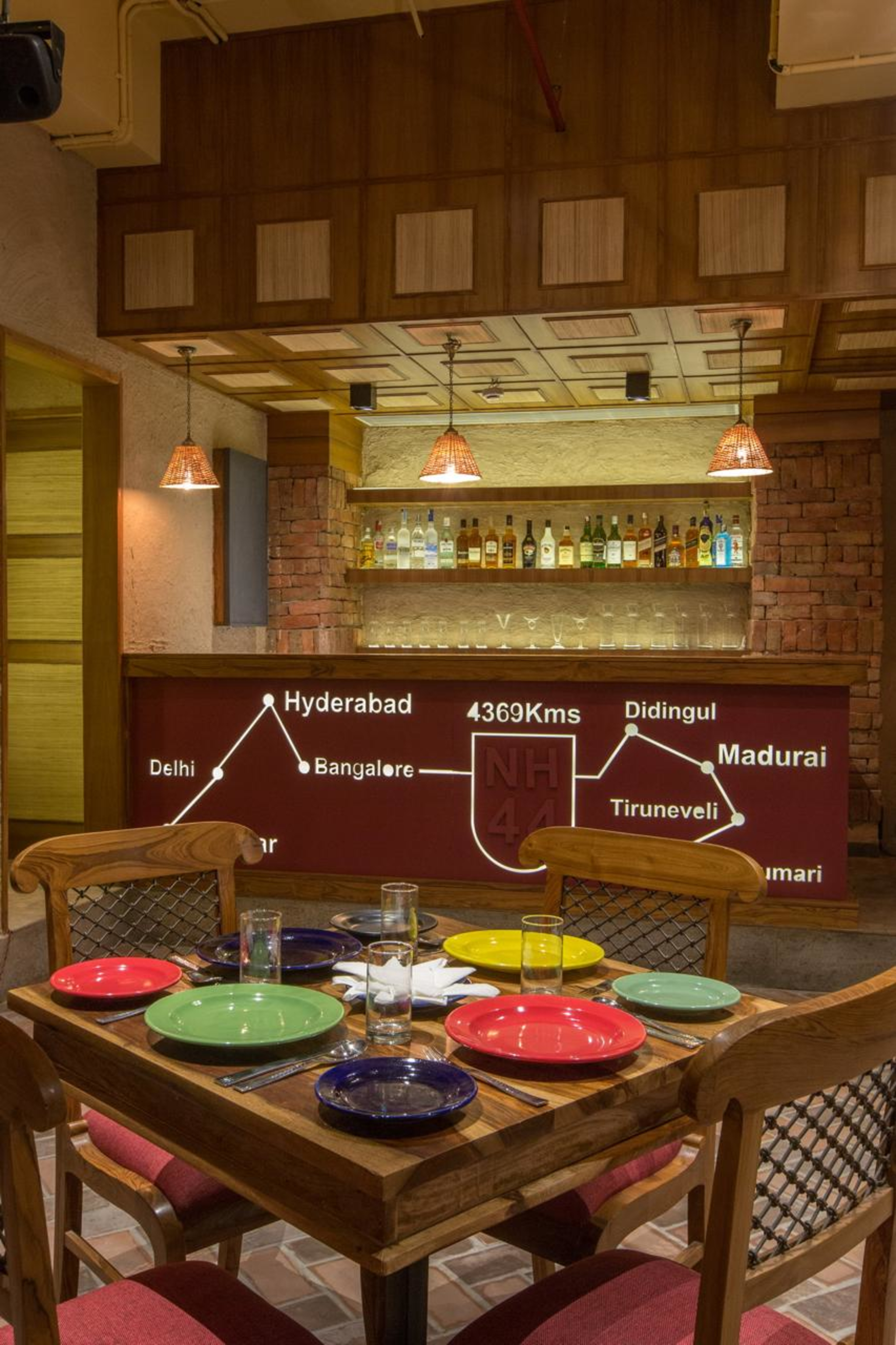 Elegant courtyard and dining at otb Connaught Place 45