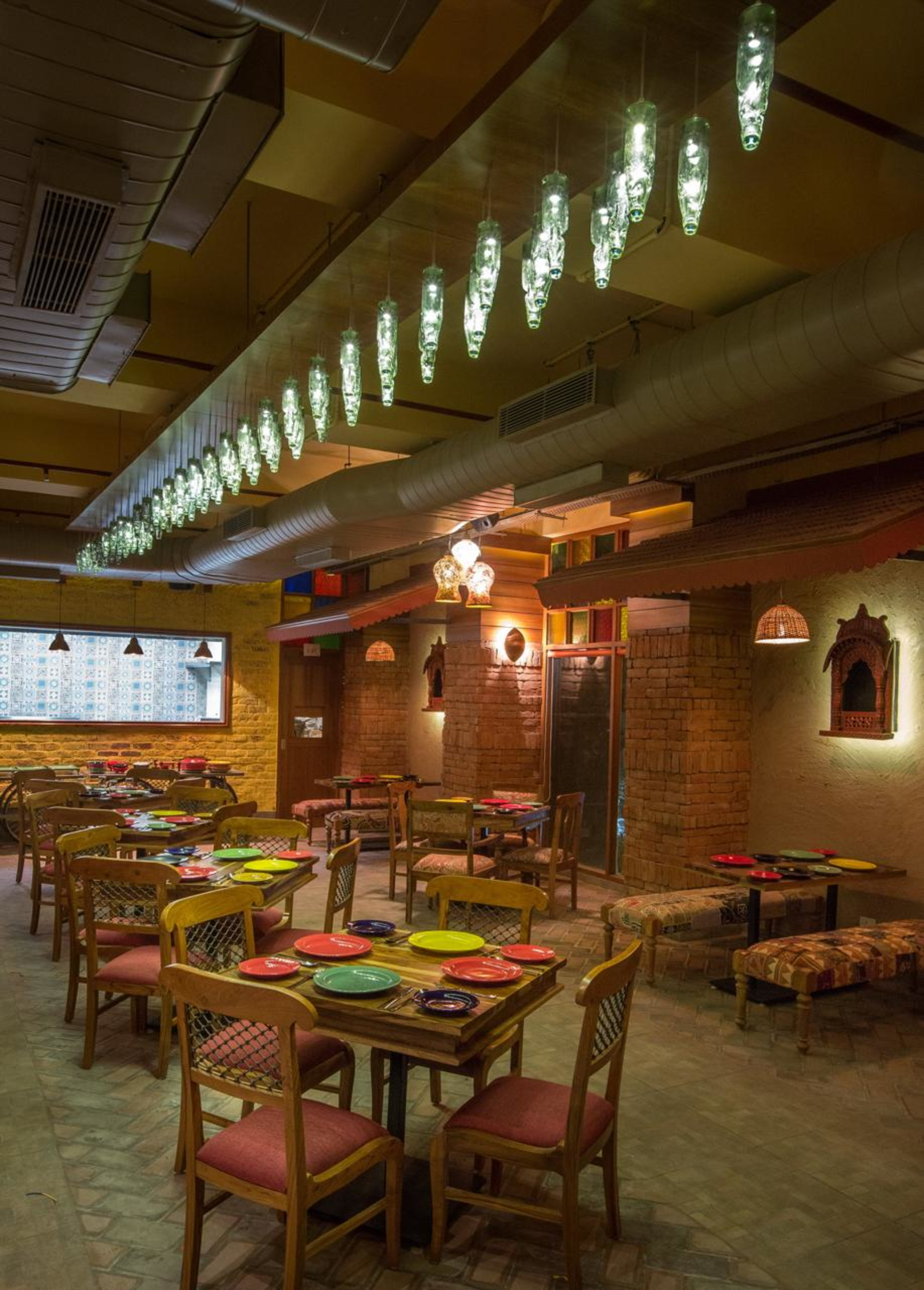 Elegant courtyard and dining at otb Connaught Place 46