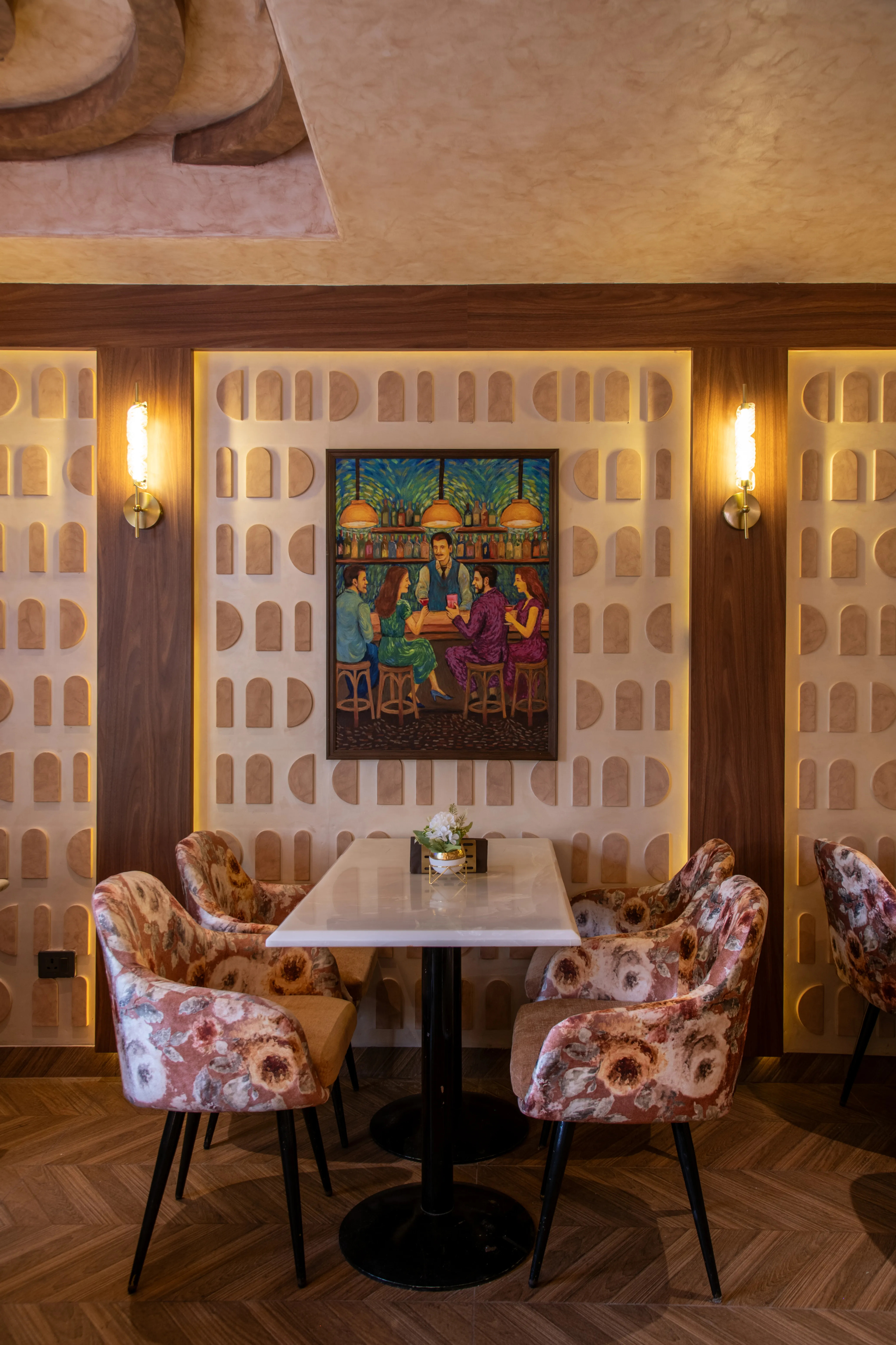 Elegant courtyard and dining at otb Connaught Place 5