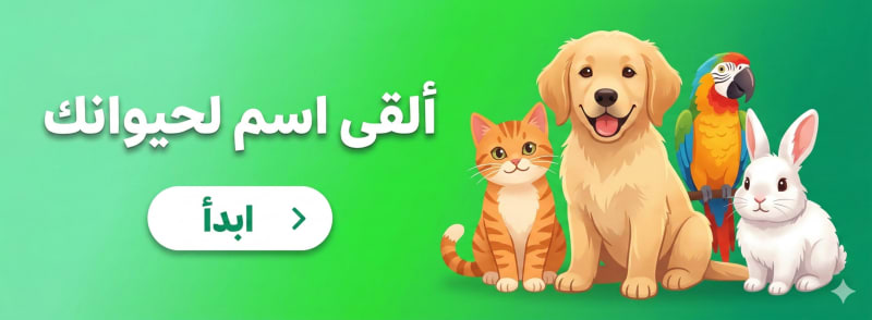 ألقى اسم لحيوانك