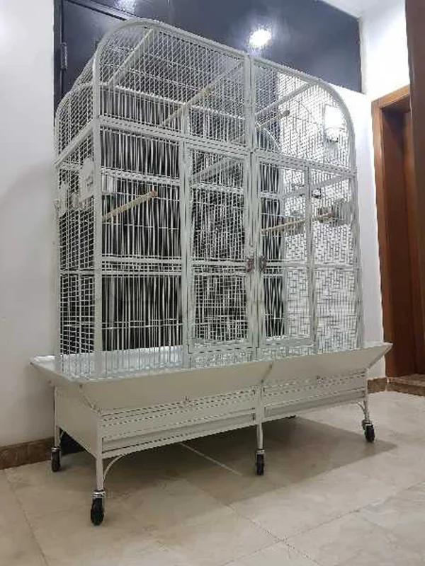 grande cage perroquet avec séparation - Miniature 3