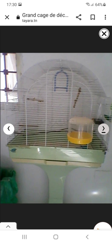 Grand cage de décoration mobile - Miniature 3