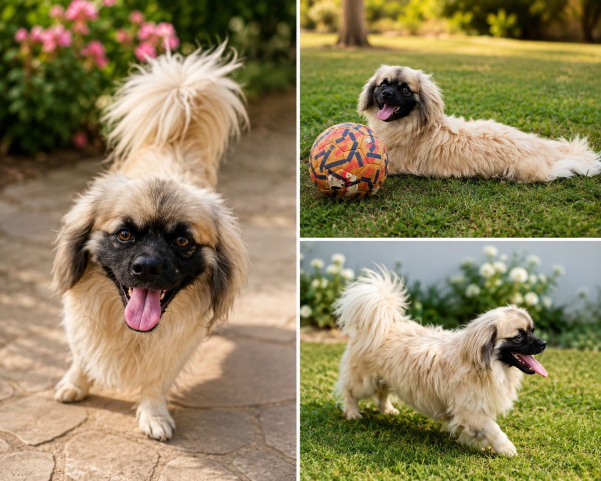 Adorable Pékinois mâle, très beau pelage et caractère affectueux 🐶