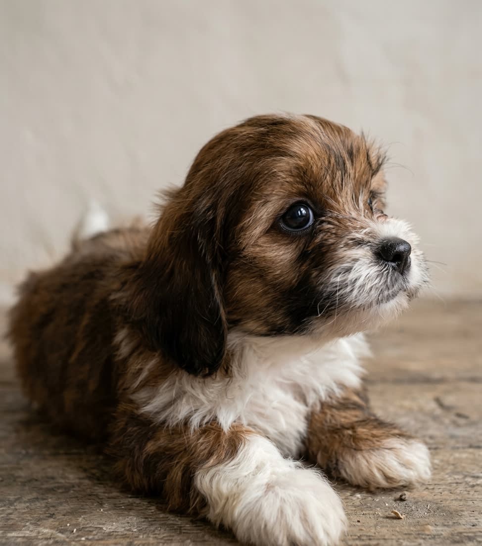 Bichon mâle vacciné