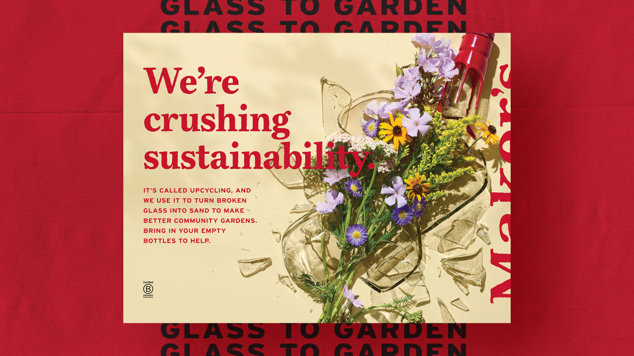 Maker's Mark Glass to Garden Sustainability DoeAnderson