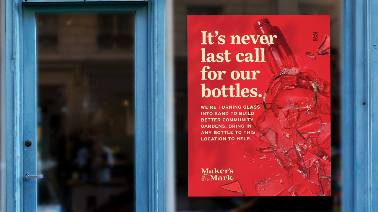Maker's Mark Glass to Garden Sustainability DoeAnderson