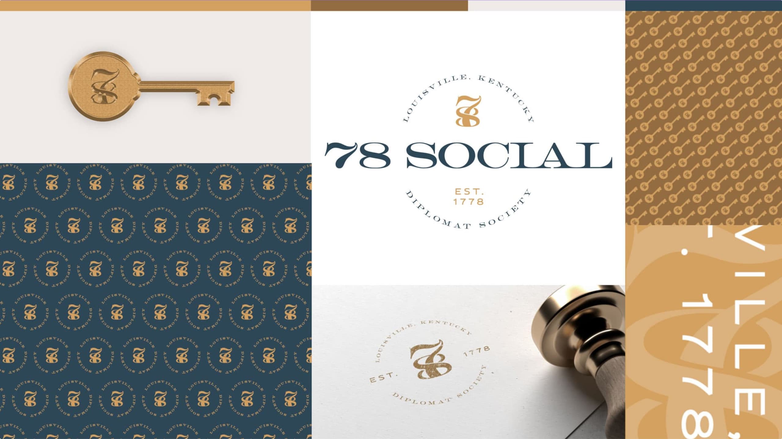 78 social branding collage