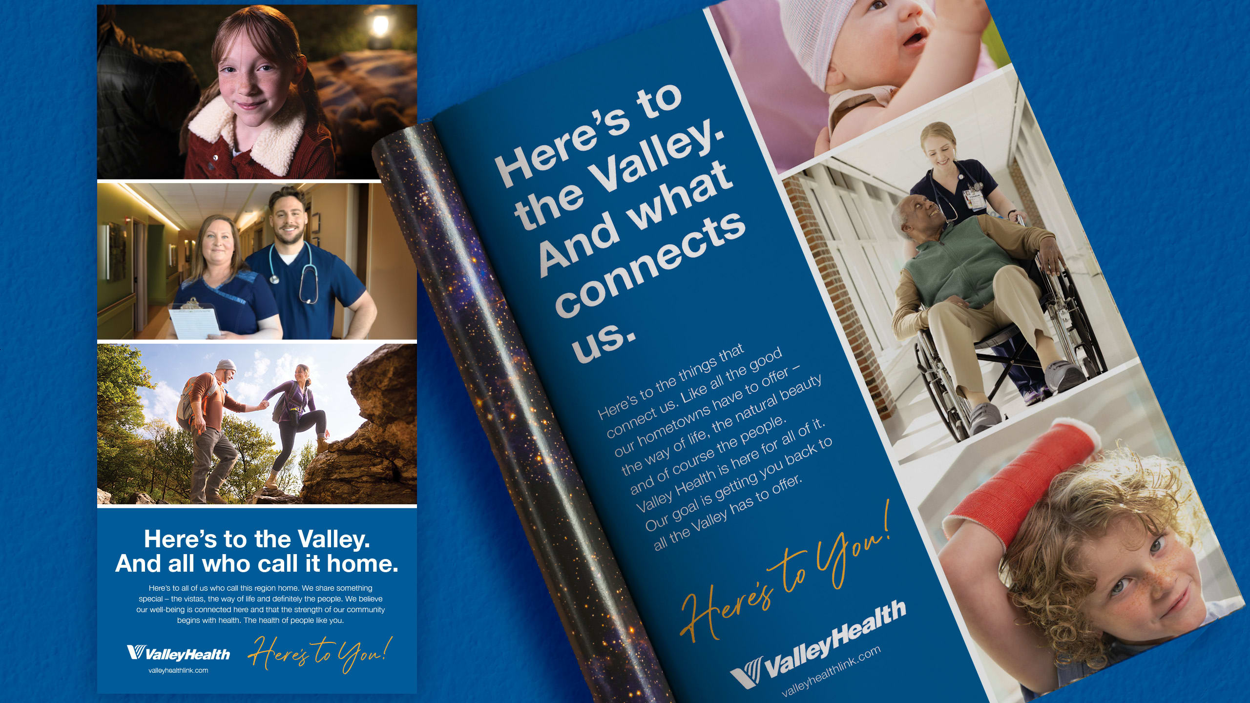 valley health ad magazine spread