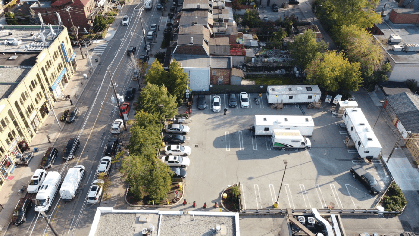 A surplus City of Toronto site on Dundas Street West.