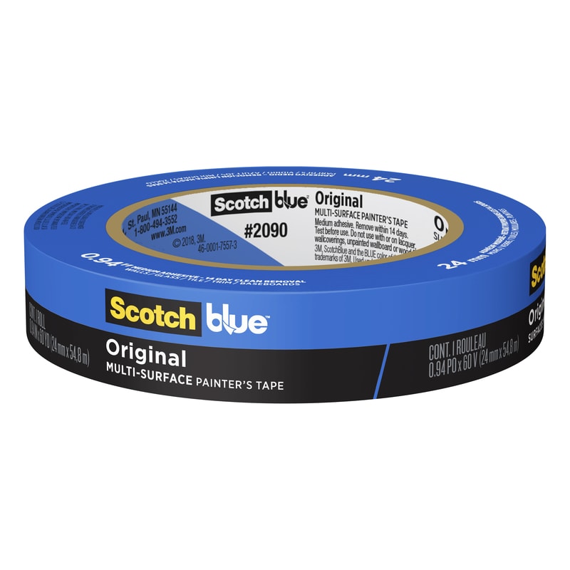 SCOTCH CINTA MASKING AZUL .94PUx60YD