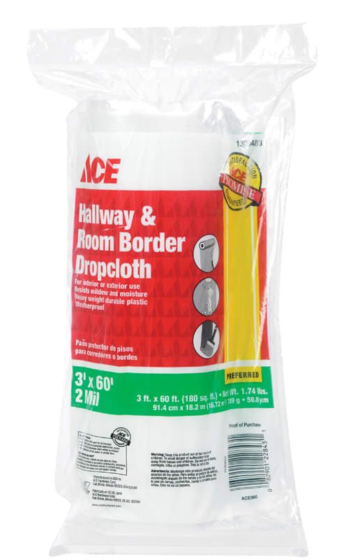 ACE PAÑO PROTECTOR 3X6FT 2MIL