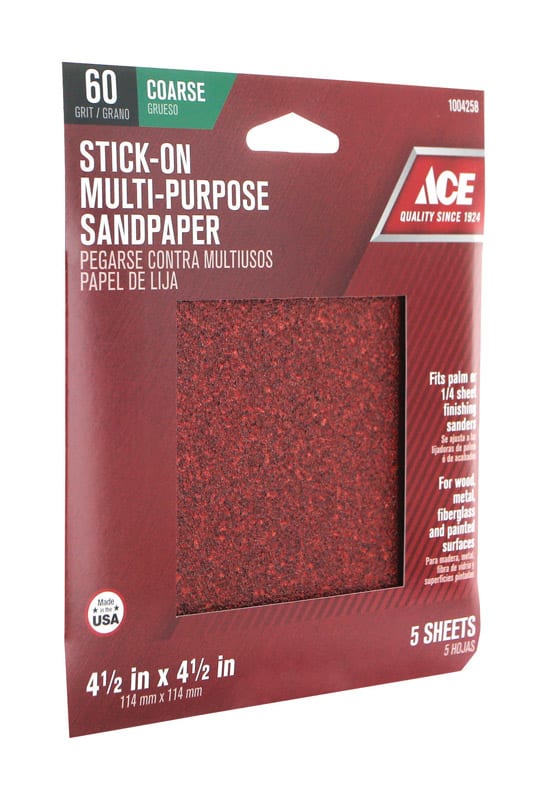 ACE LIJA GRUESO 4.5X4.5IN 5PZ