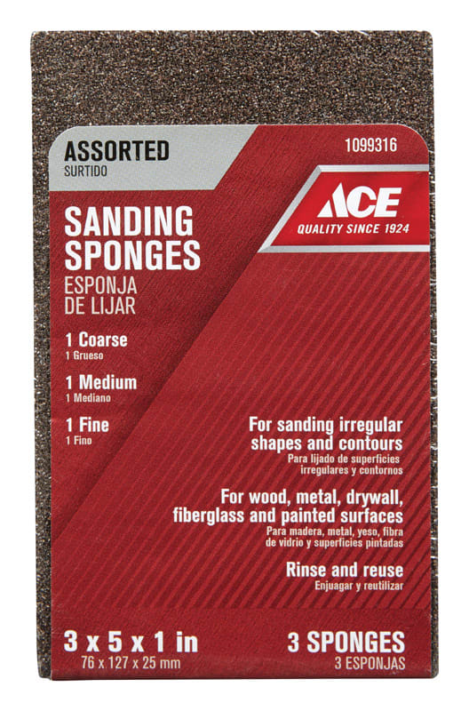 ACE BLOQUE LIJA SURTIDO 3X5IN 3PZ