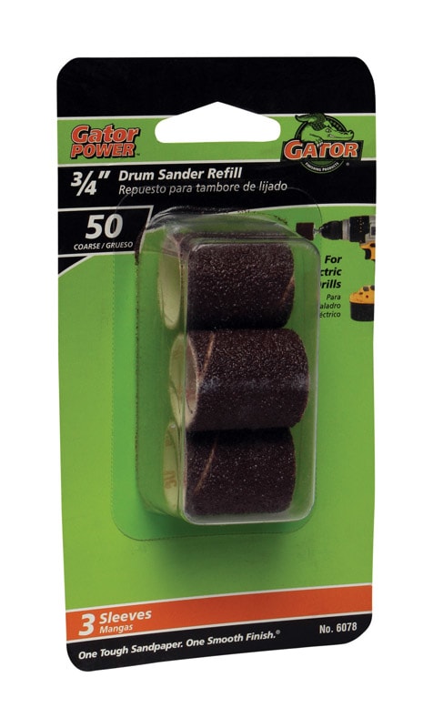 GATOR TAMBORES DE LIJADO 3/4IN 3PZ