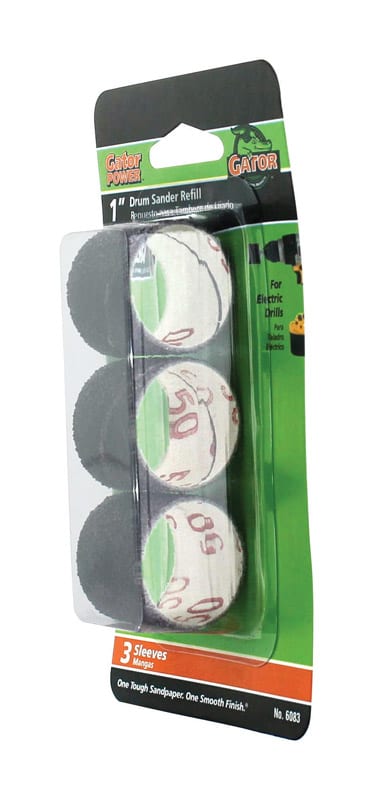 GATOR TAMBORES DE LIJADO 1IN 3PZ