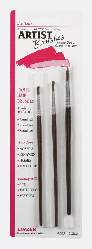LINZER NO. 2 4 6 CAMEL PINCEL SET